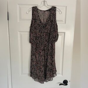 White House Black Market Sleeveless Multi Color Printed Dress Size 6